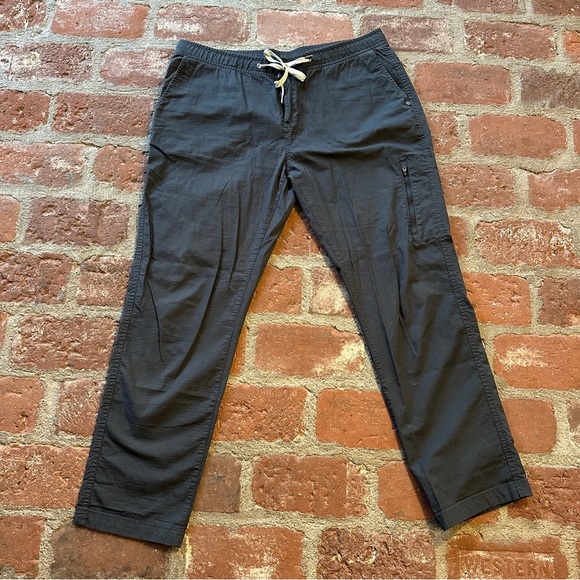 Vuori Pants - Vuori Women Ripstop Charcoal Gray Active Slim Fit Pants Size XL Athleisure